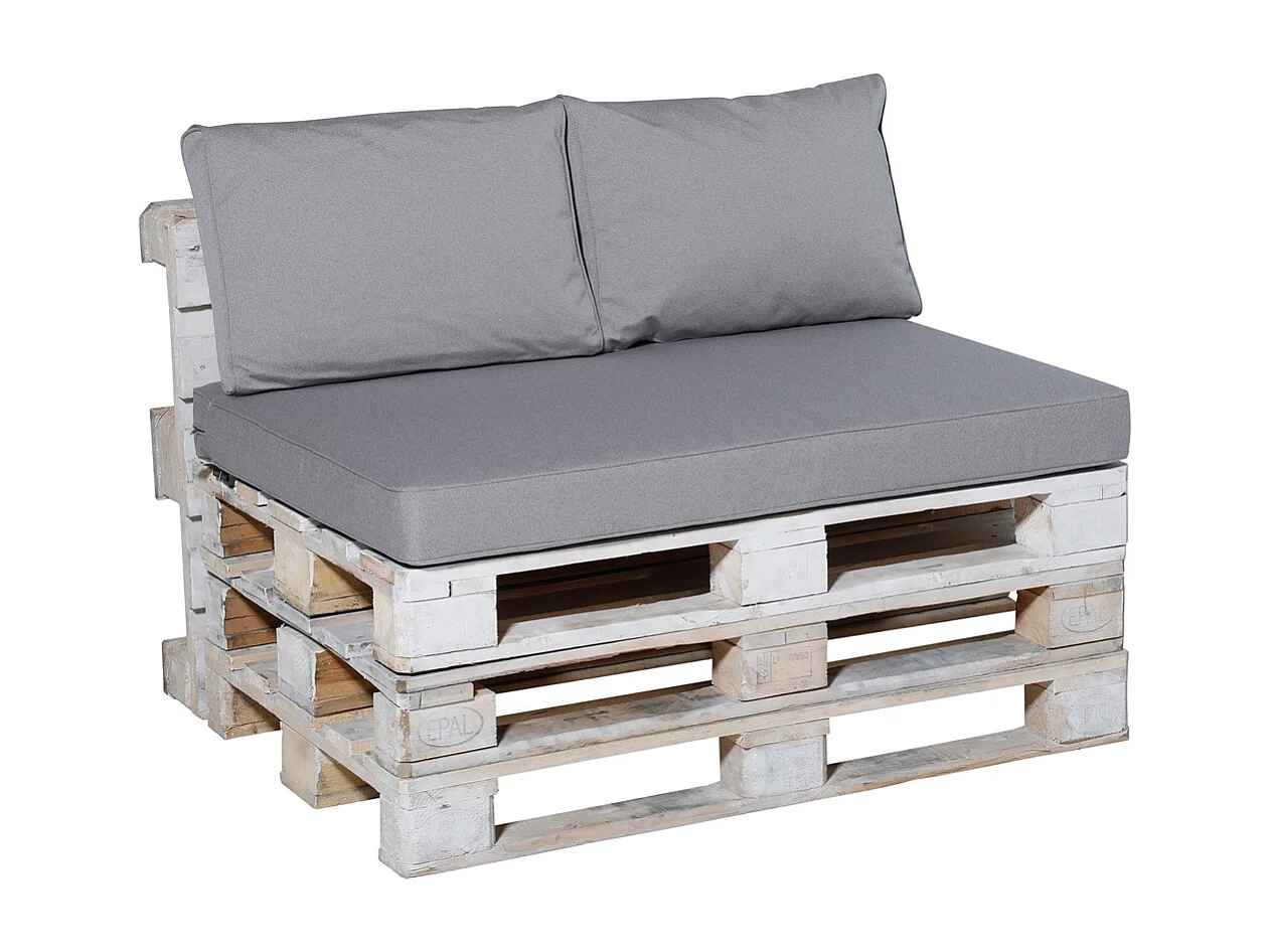 Lounge Zitkussen Manchester light grey - Ca. 120x80 cm