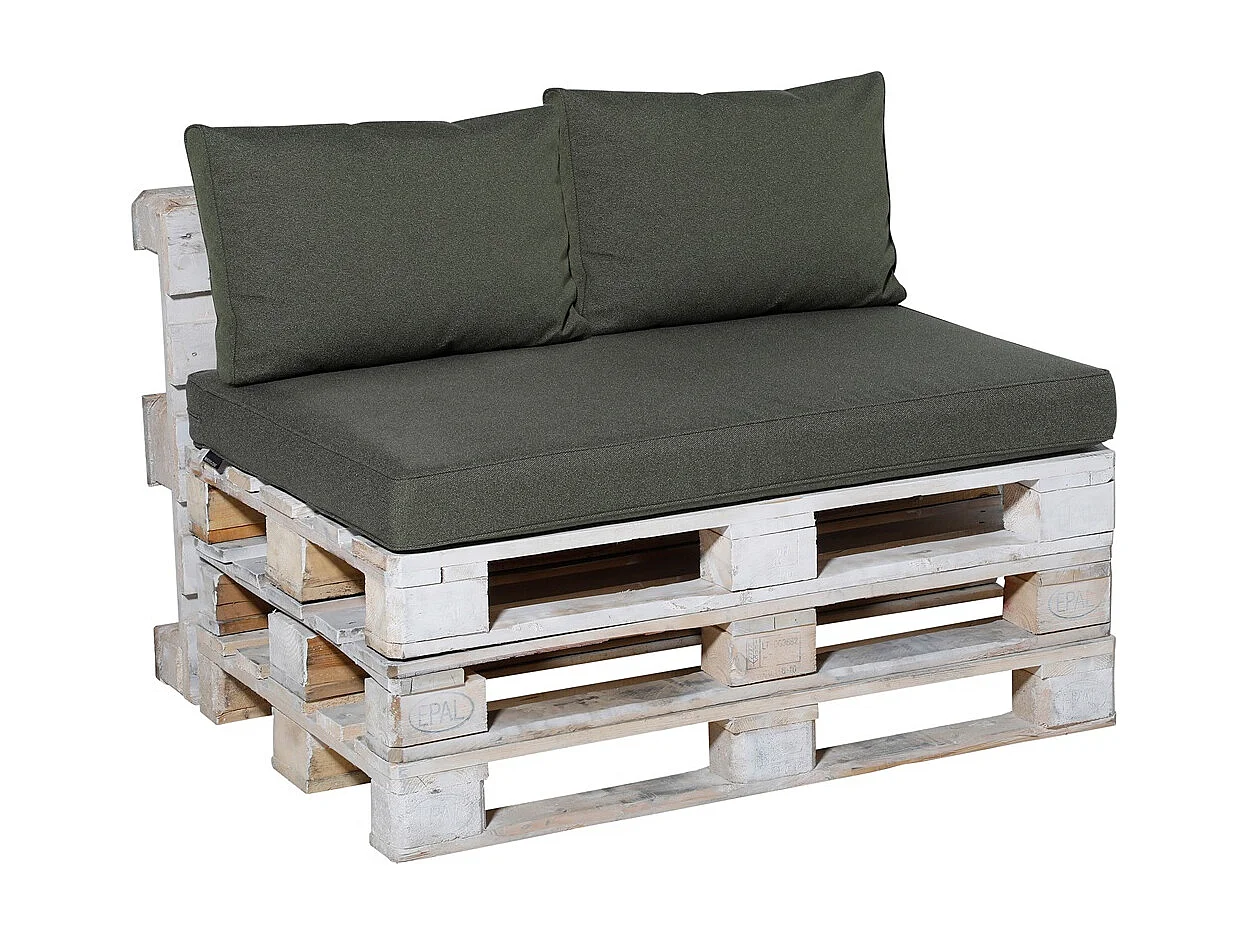 Lounge Zitkussen Manchester green - Ca. 120x80 cm