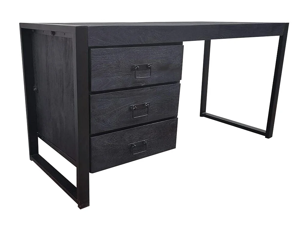 Bureau Boaz - 58x145x74cm - Zwart