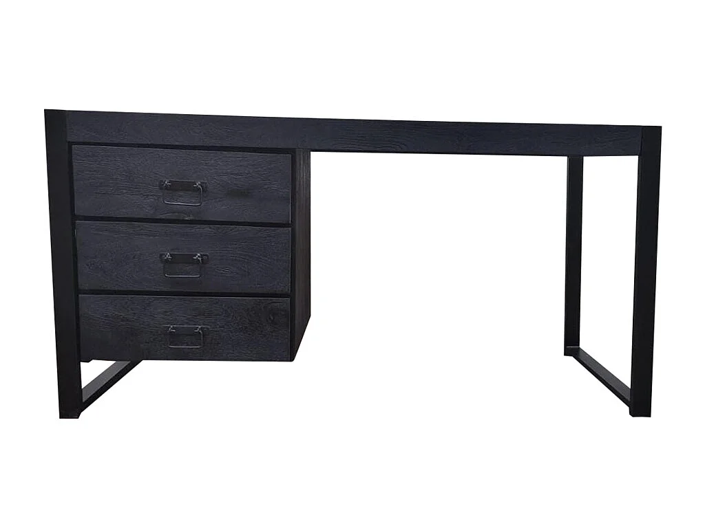 Bureau Boaz - 58x145x74cm - Zwart