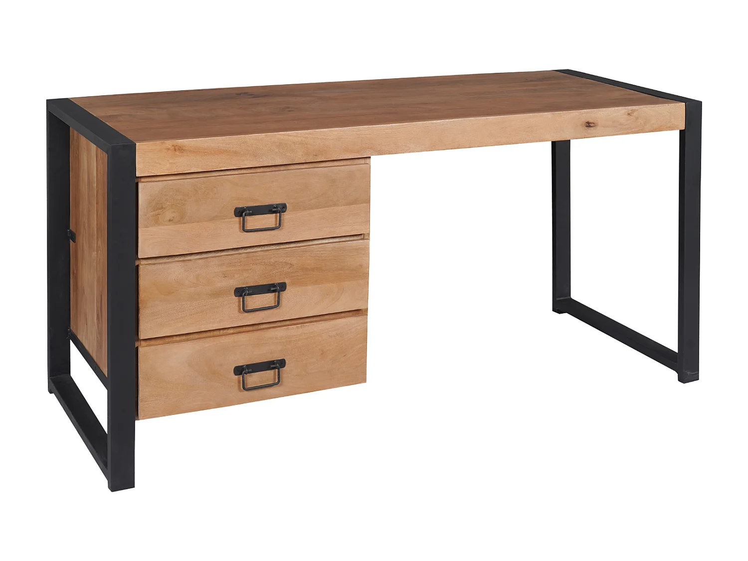 Bureau Boaz - 58x145x74cm - Bruin