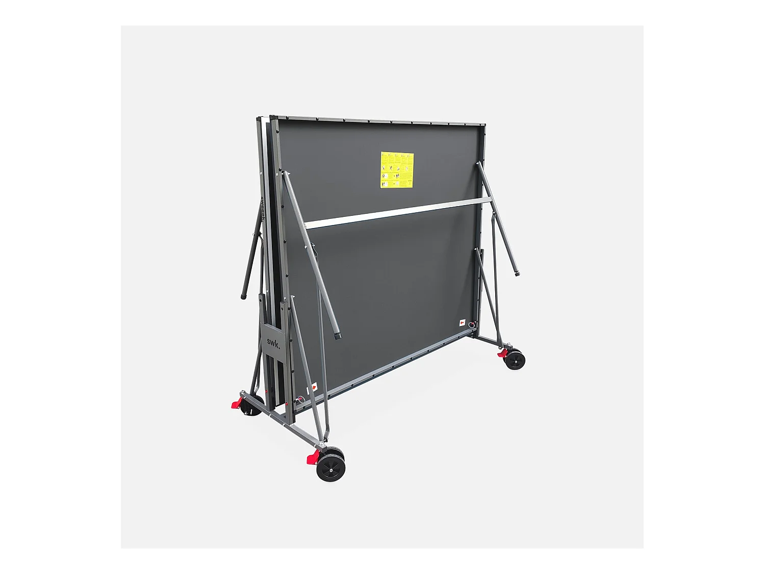 Table de ping pong INDOOR gris - table pliable avec 2 raquettes et 3 balles. pour utilisation intérieure. sport tennis de table