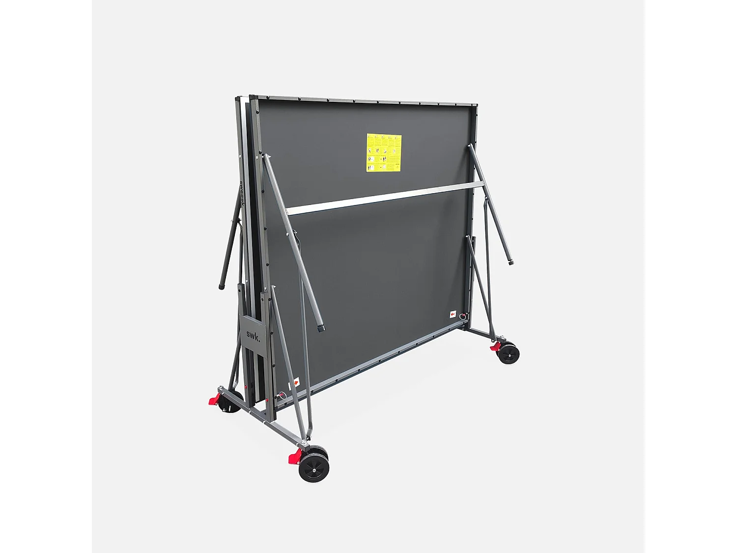 Tavolo da ping pong per interni piegabile con 2 racchette e 3 palline,