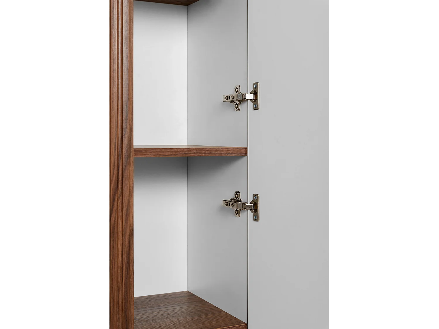 Meuble de salle de bain suspendu, chêne noyer, 35,5 x 139 x 31,5 cm