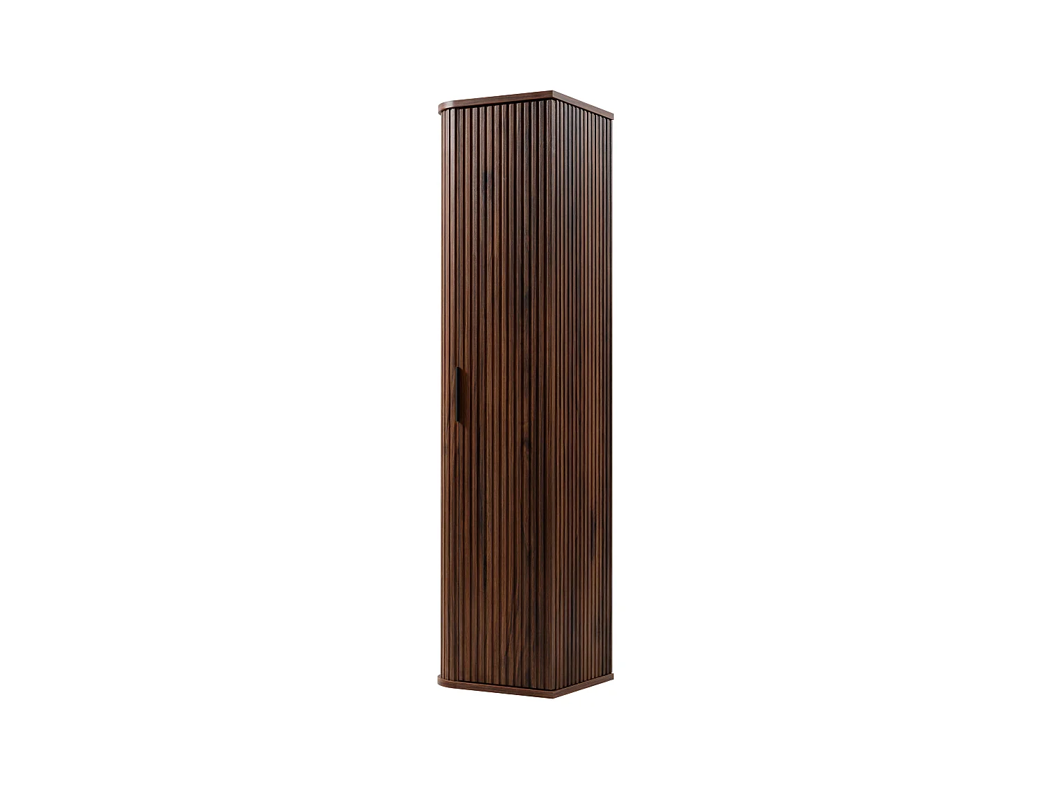 Meuble de salle de bain suspendu, chêne noyer, 35,5 x 139 x 31,5 cm