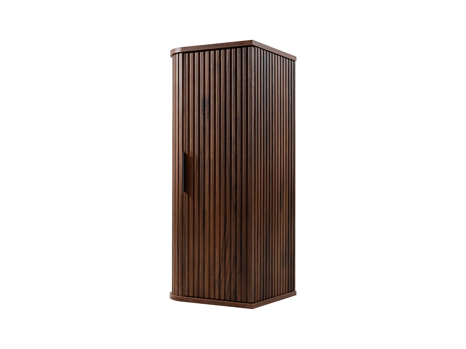 Meuble de salle de bain suspendu, chêne noyer, 35,5 x 79 x 31,5 cm