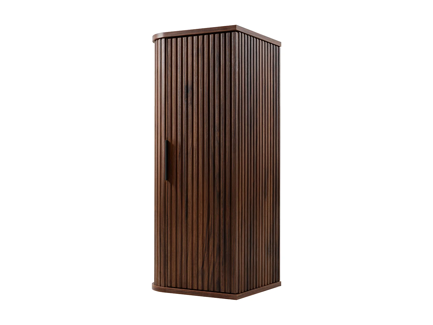 Meuble de salle de bain suspendu, chêne noyer, 35,5 x 79 x 31,5 cm