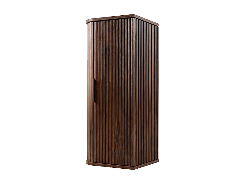 Badkamermeubel, wandmodel, walnoot eiken, 35,5 x 79 x 31,5 cm