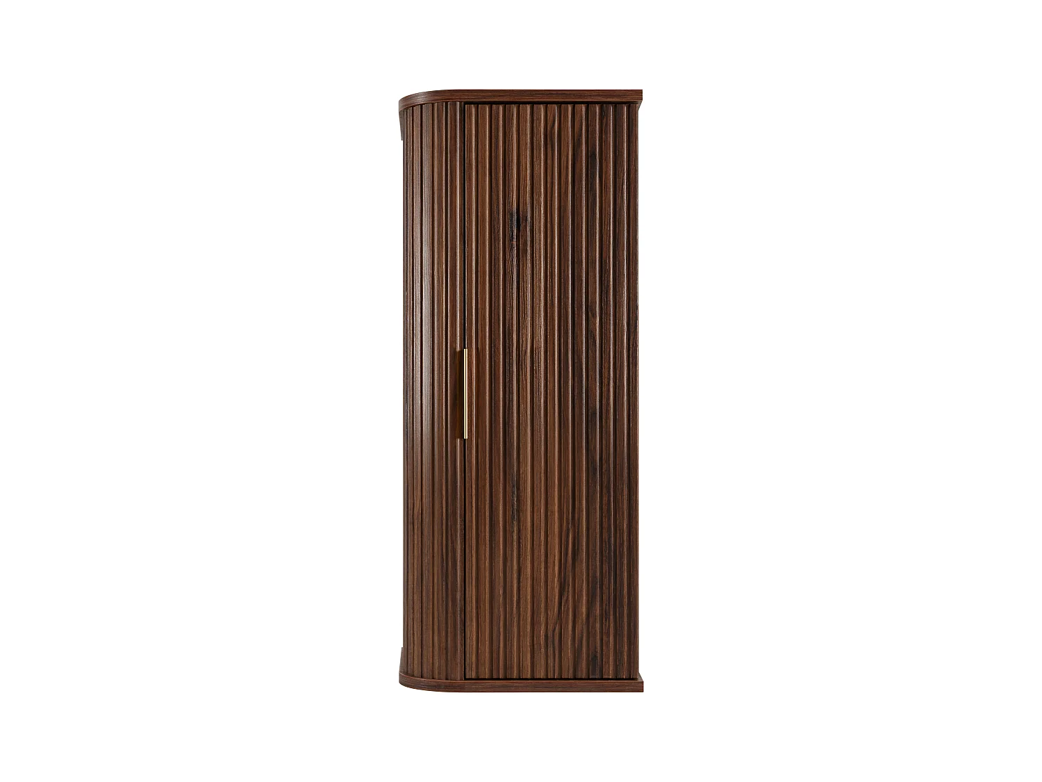 Badezimmer-Wandschrank, Eiche-Nussbaum, 35,5 x 79 x 31,5 cm