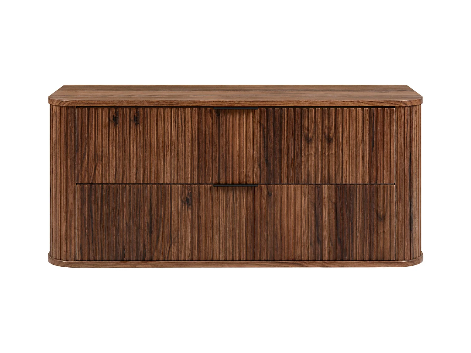 Meuble vasque suspendu pour salle de bain, chêne noyer, 120 x 51,7 x 41,5 cm