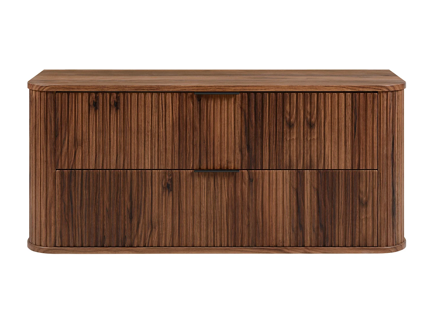 Meuble vasque suspendu pour salle de bain, chêne noyer, 120 x 51,7 x 41,5 cm