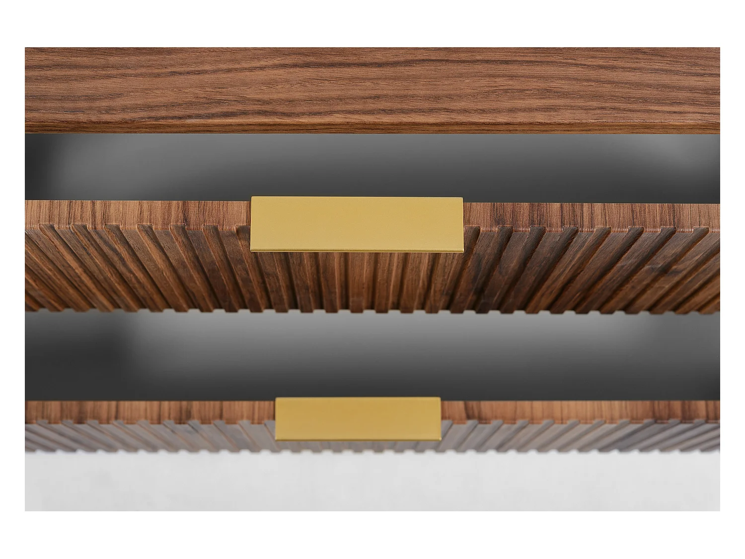 Meuble vasque suspendu pour salle de bain, chêne noyer, 60 x 51,7 x 41,5 cm