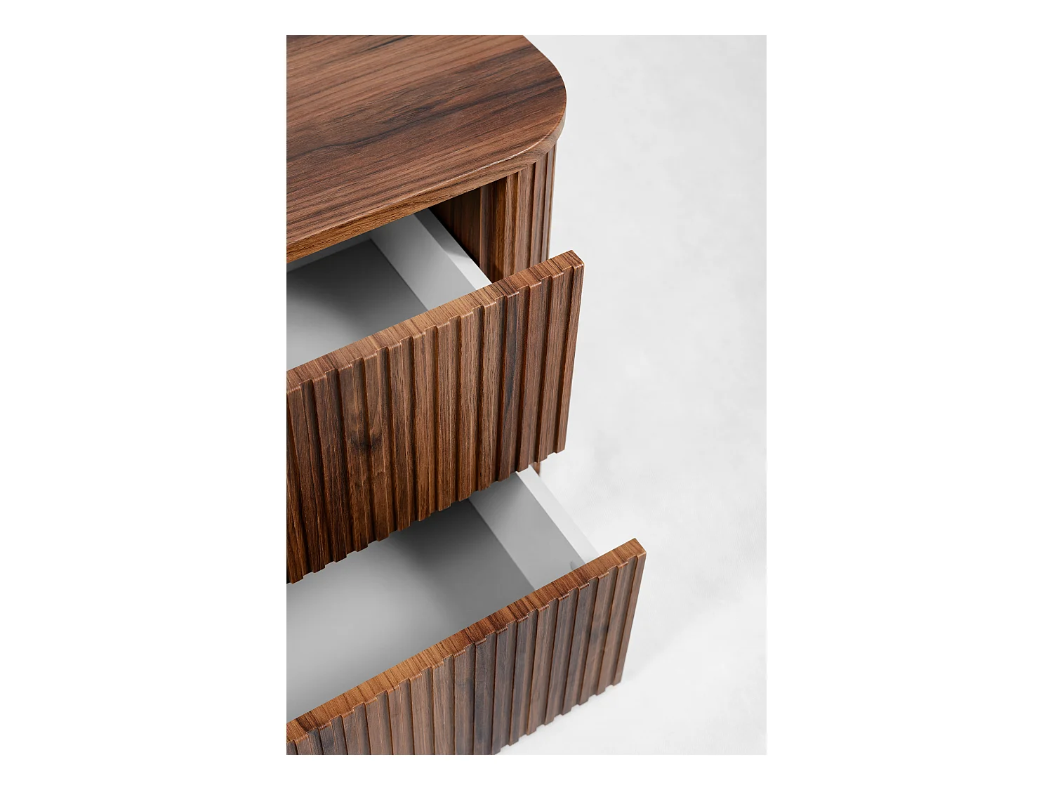 Badezimmer-Waschtischunterschrank, wandhängend, Eiche-Nussbaum, 80,4 x 51,7 x 41,5 cm