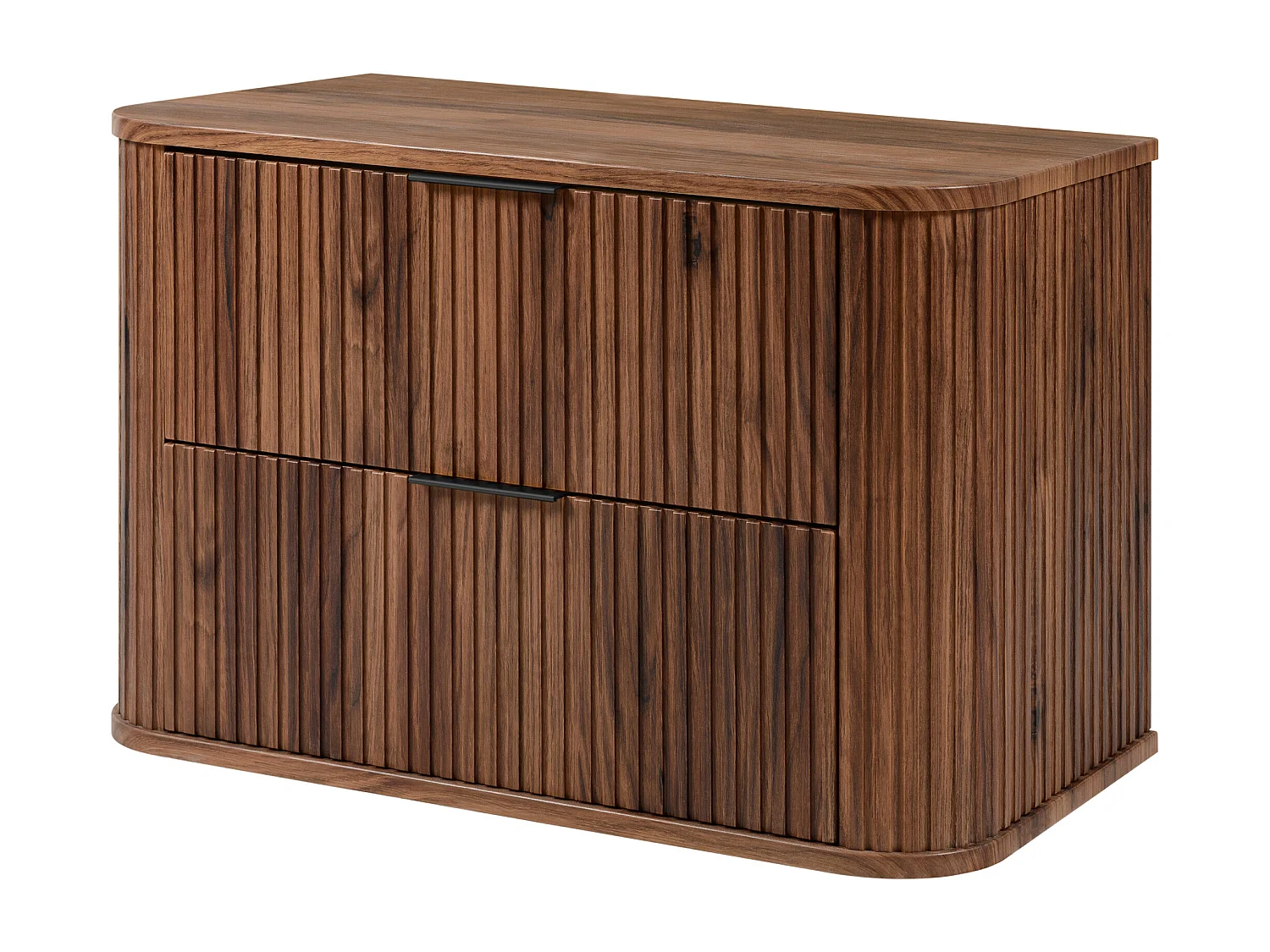 Meuble vasque suspendu pour salle de bain, chêne noyer, 80,4 x 51,7 x 41,5 cm