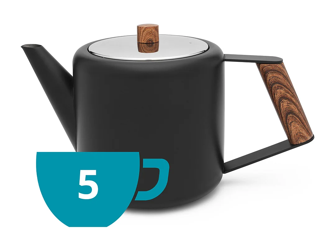 Duet® Design Boston - Théière 1.1 L Noir Mat