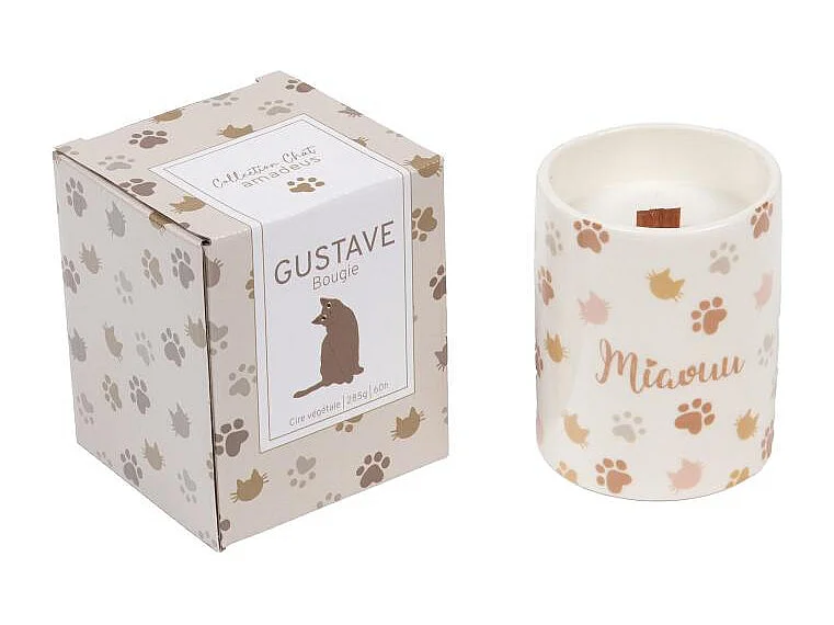 Bougie Gustave le chat
