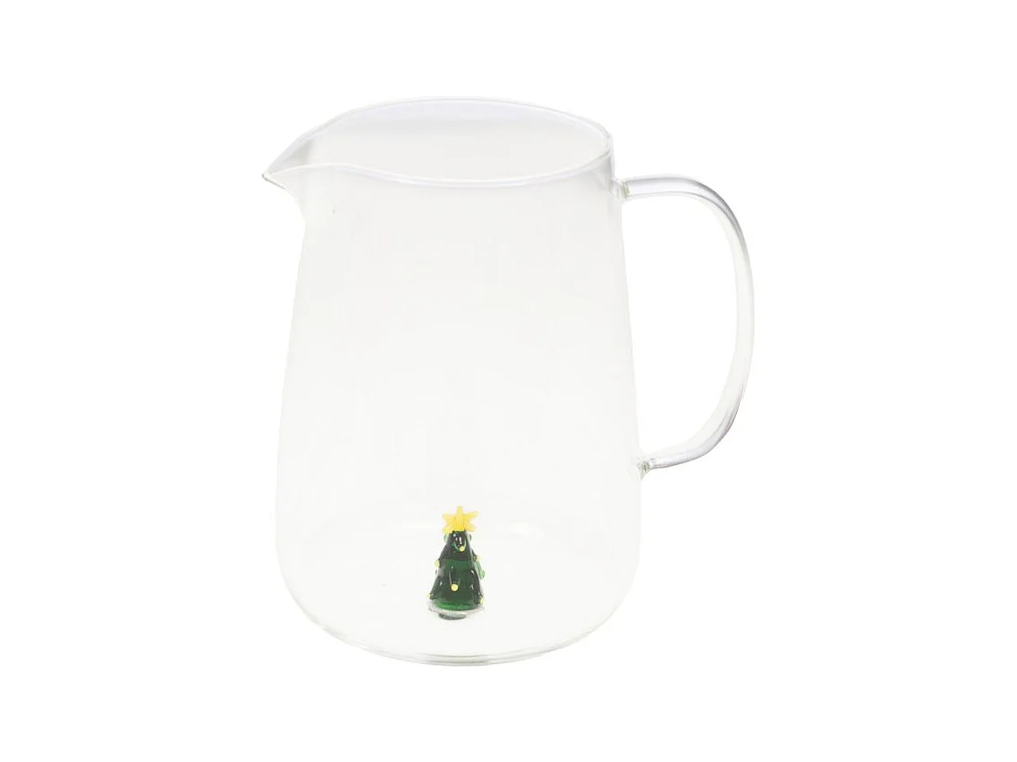 Pichet en verre Sapin de Noël