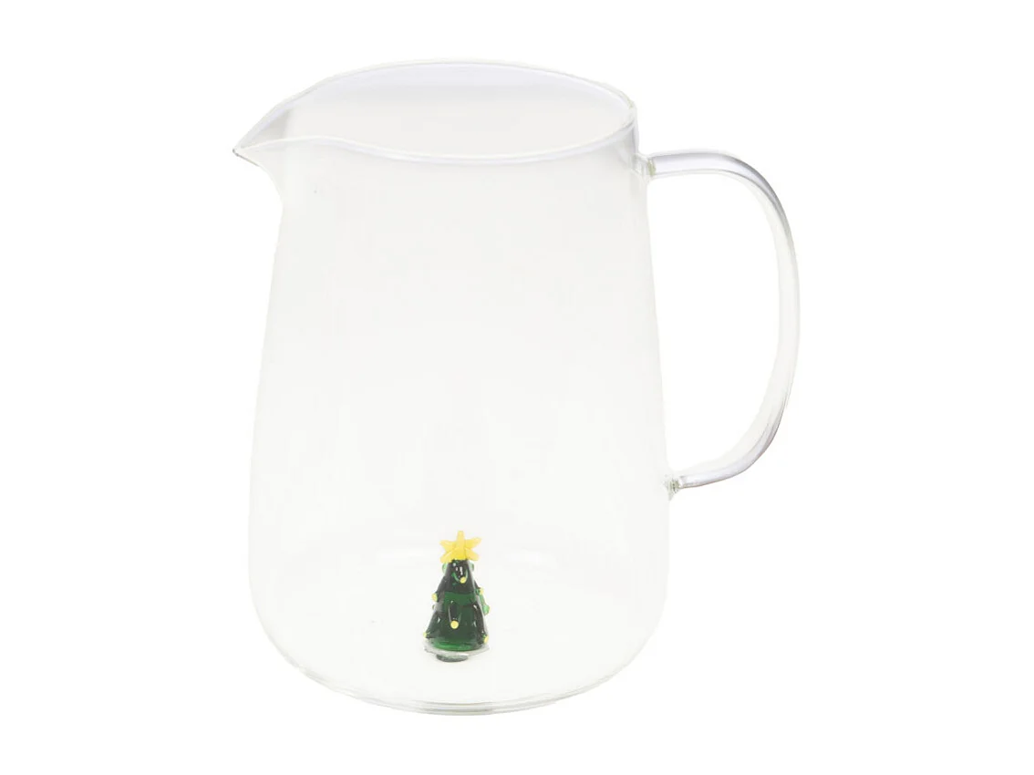 Pichet en verre Sapin de Noël