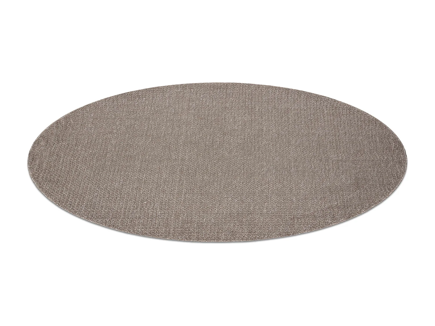 Tapis CASABLANCA LOOP cercle marron, bouclé, doux cercle 100 cm