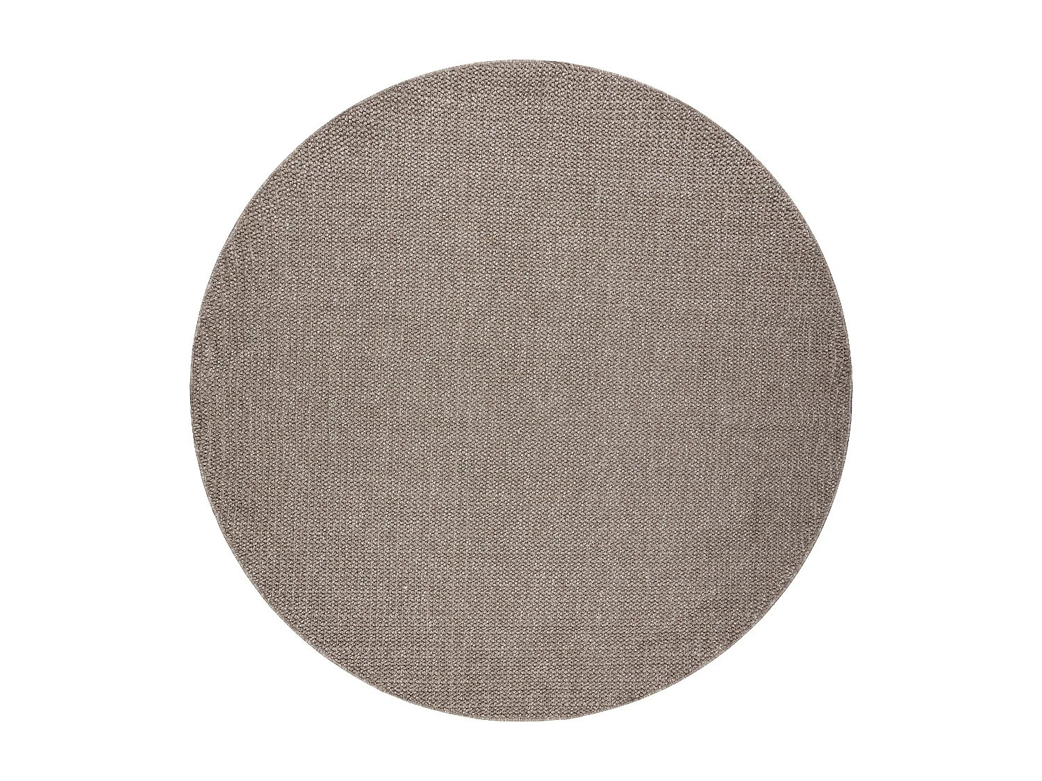 Tapis CASABLANCA LOOP cercle marron, bouclé, doux cercle 80 cm