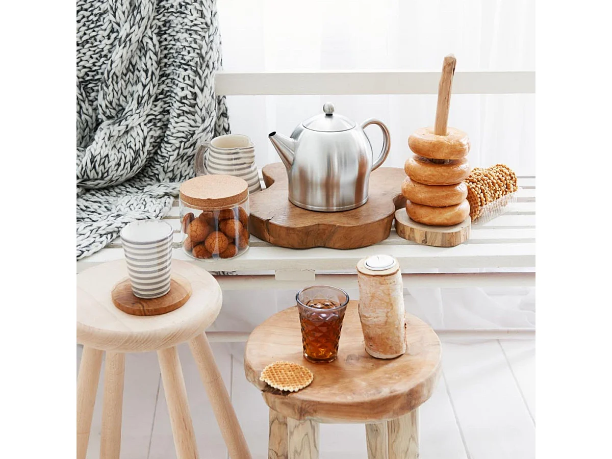 Minuet® - Théière Santhee 1.4 L en métal satiné