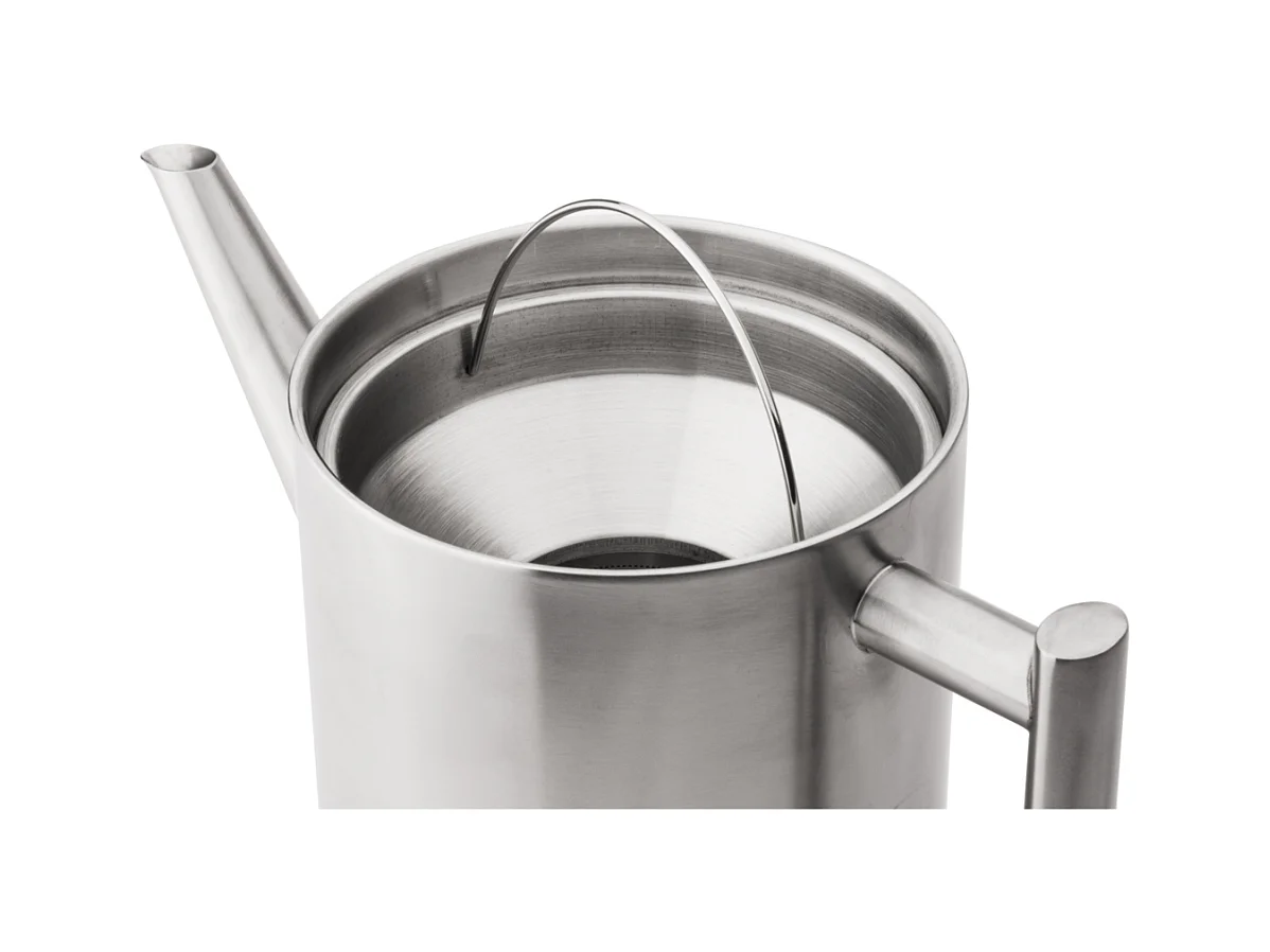 Minuet® - Théière Cylindre 1.2 L en métal satiné