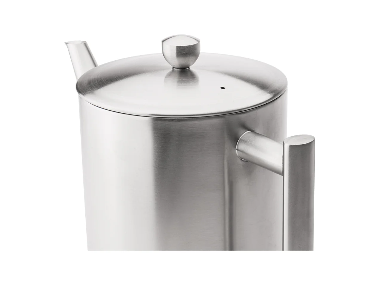 Minuet® - Théière Cylindre 1.2 L en métal satiné