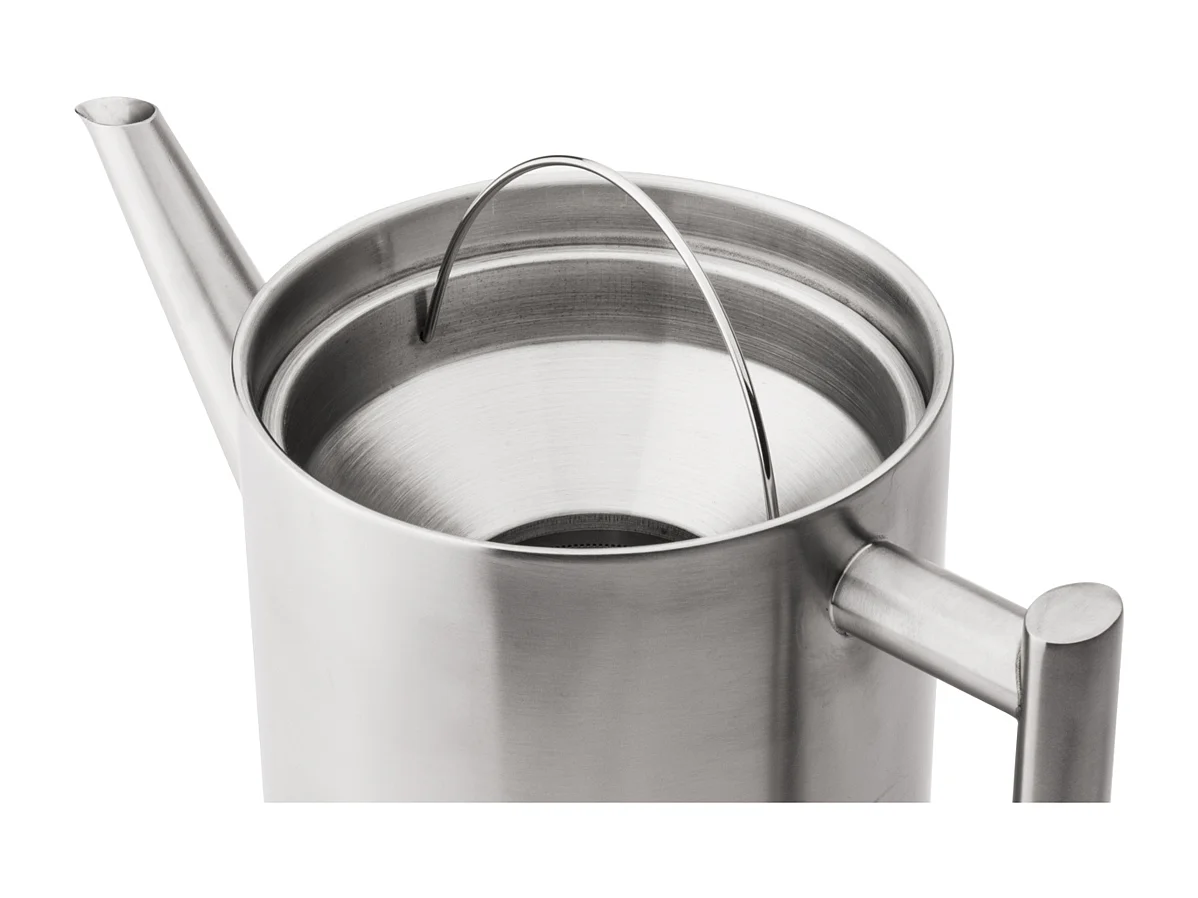 Minuet® - Théière Cylindre 1.2 L en métal satiné