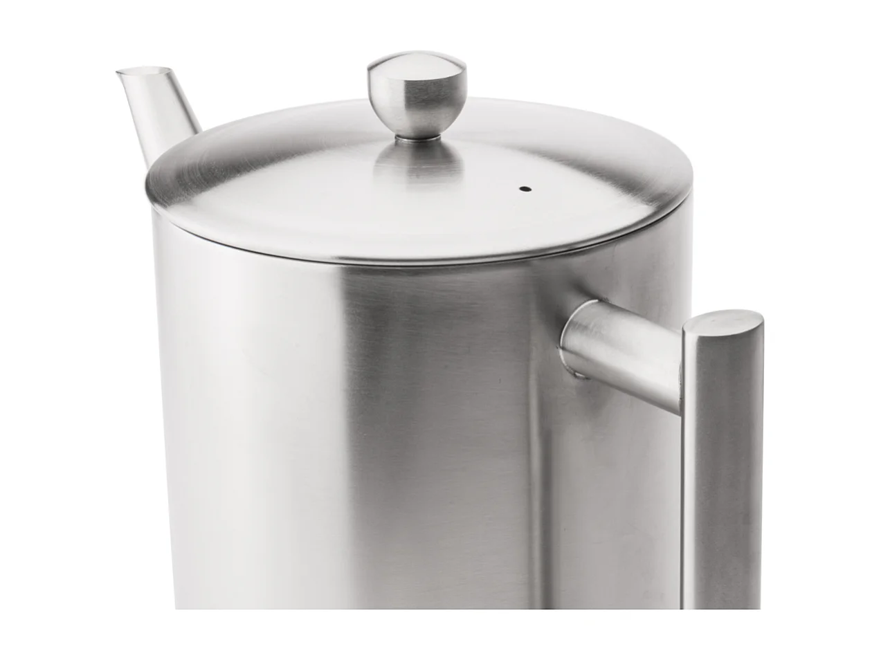 Minuet® - Théière Cylindre 1.2 L en métal satiné