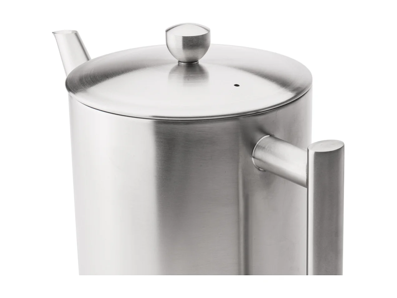 Minuet® - Théière Cylindre 1.2 L en métal satiné