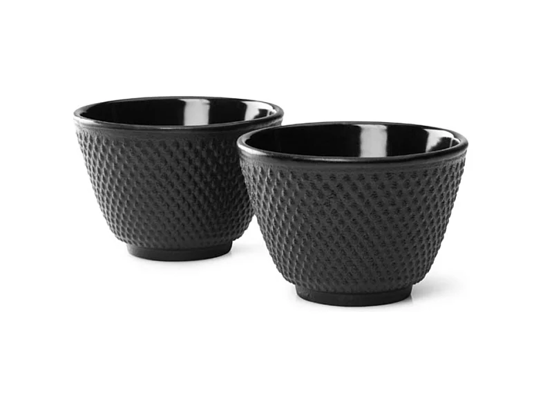 Asia Noir - Set de 2 tasses à thé en fonte