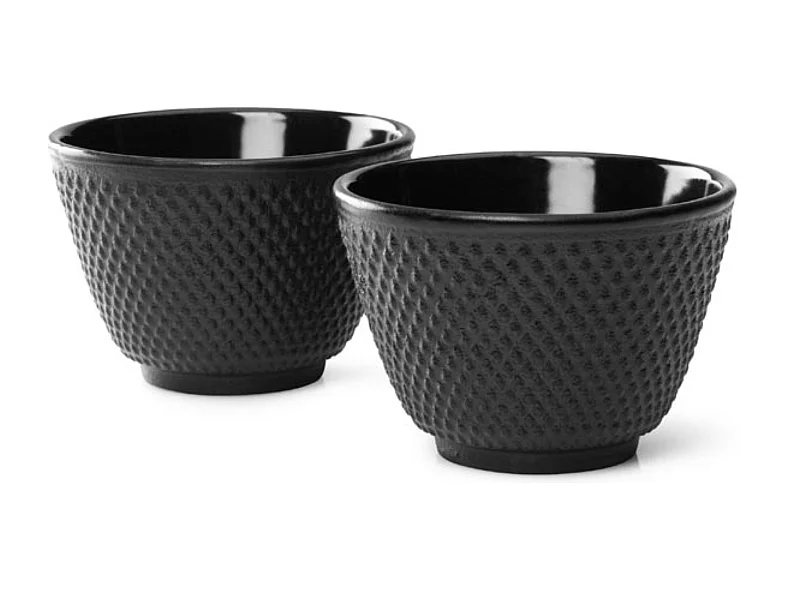 Asia Noir - Set de 2 tasses à thé en fonte