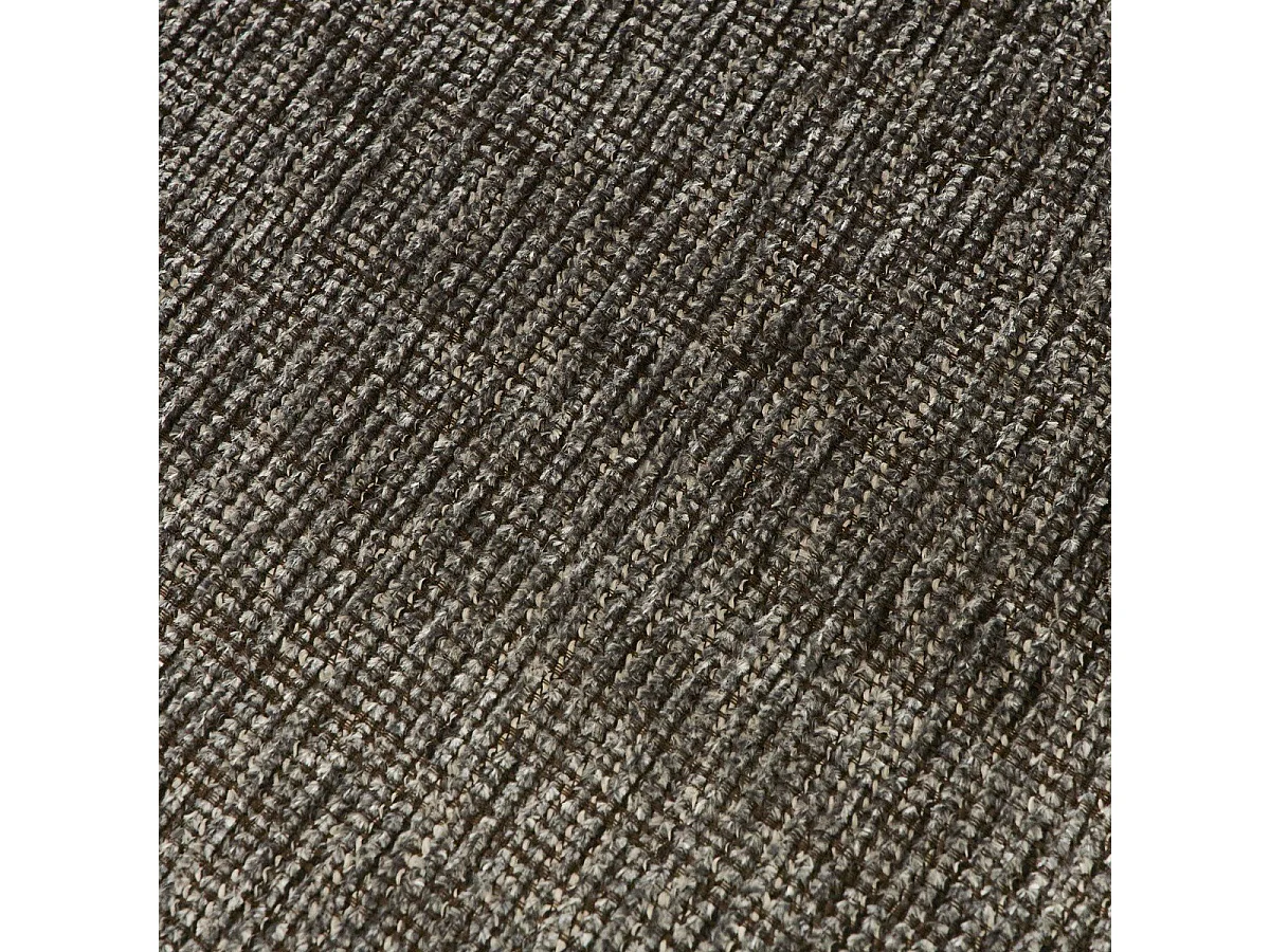 Lot de 2 chaises tissu chiné et pieds metal VESPER