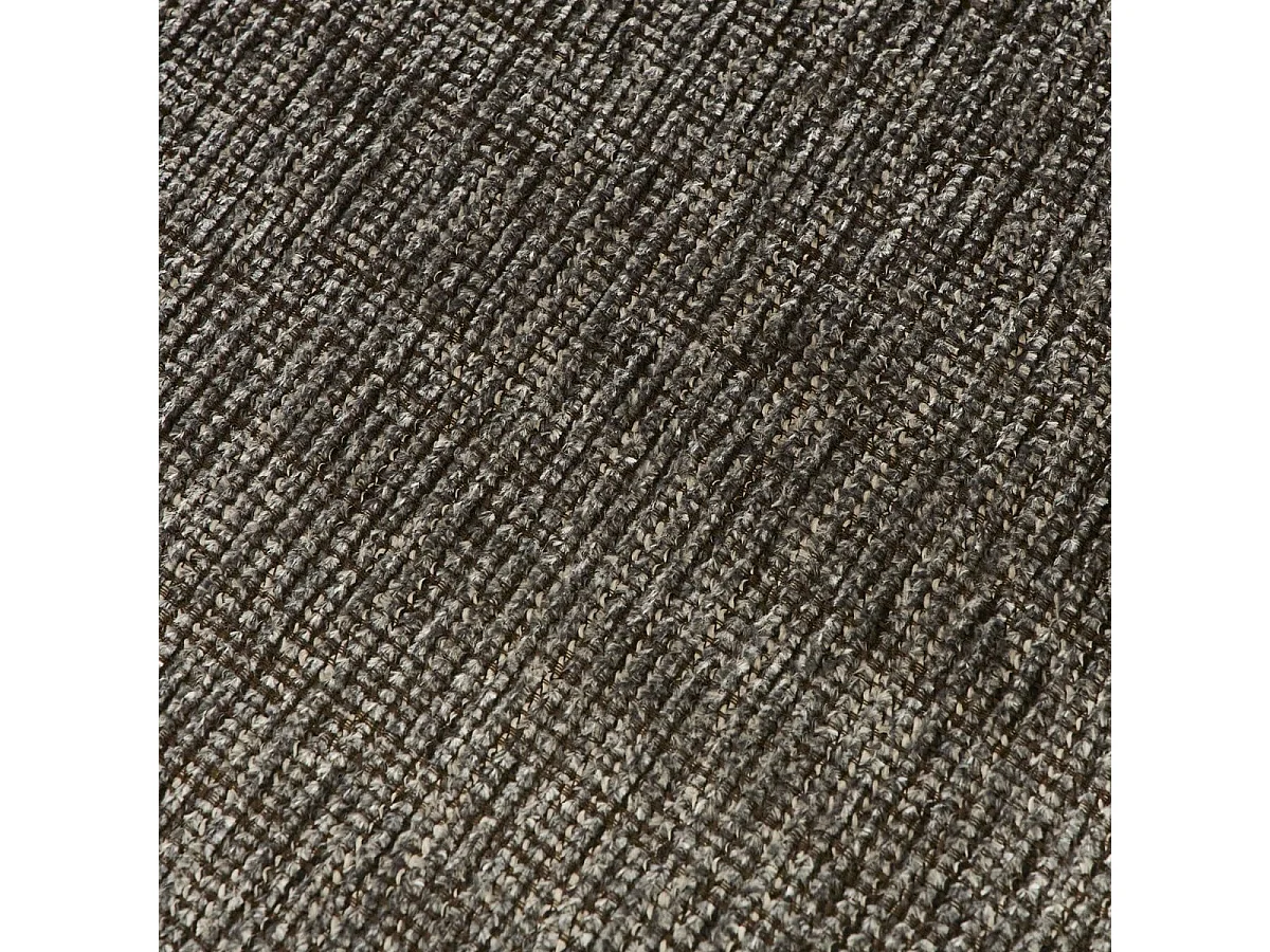 Lot de 2 chaises tissu chiné et pieds metal VESPER