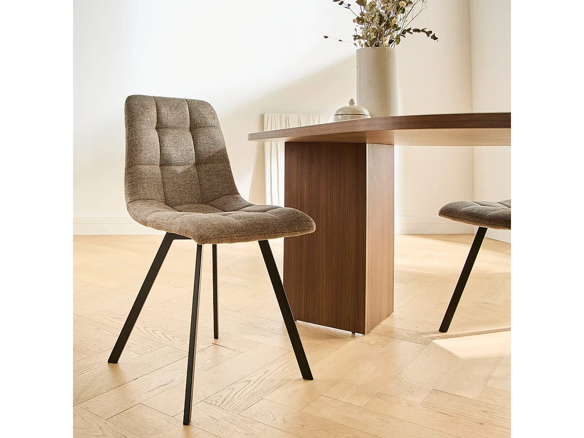 4er-Set gepolsterte Stühle - CHILLI