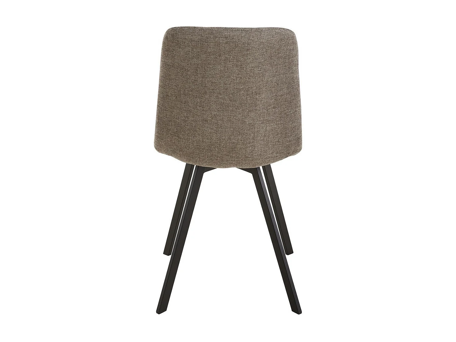 Lot de 4 chaises matelassées tissu chiné CHILLI
