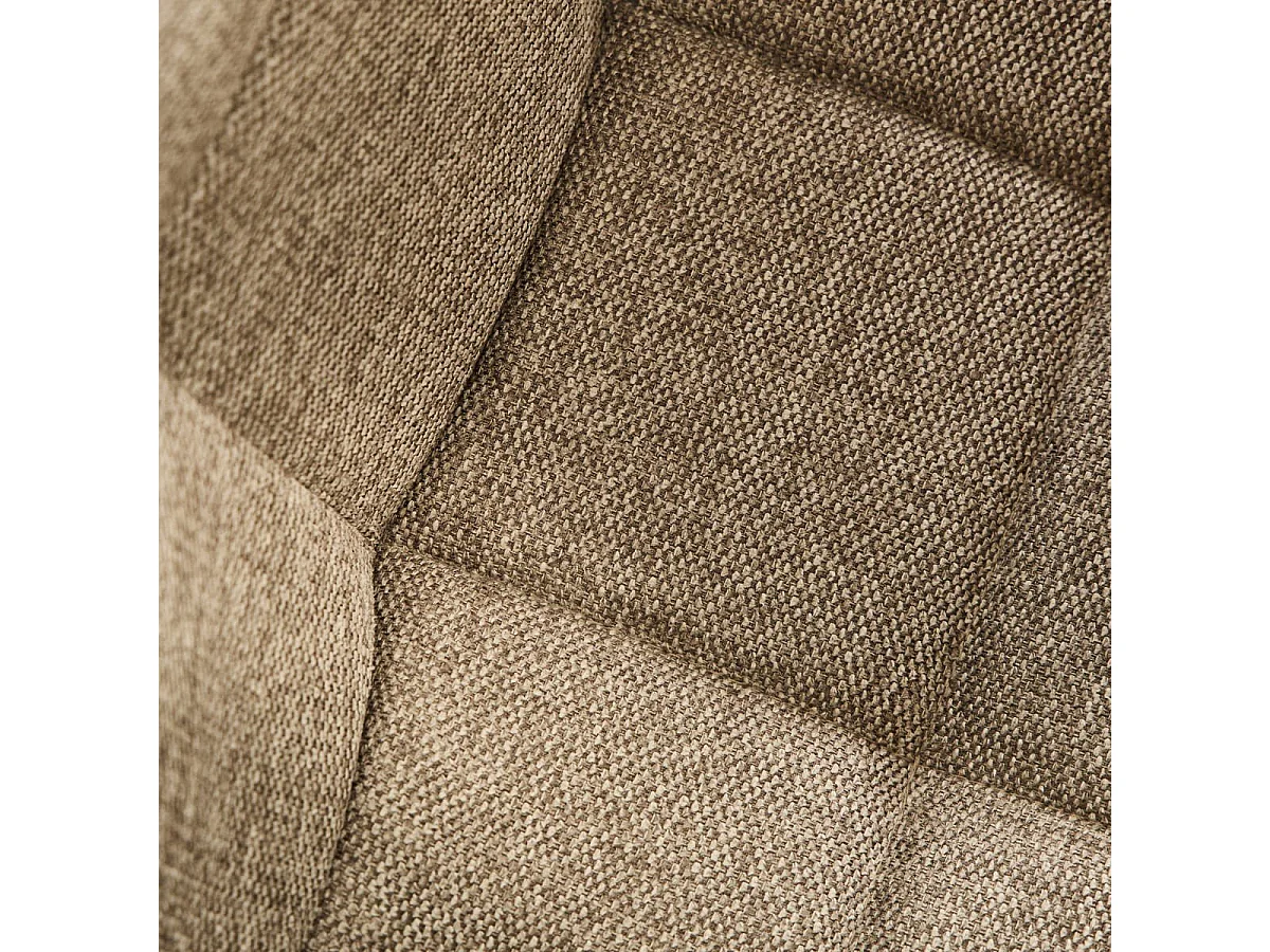 Lot de 4 chaises matelassées tissu chiné CHILLI