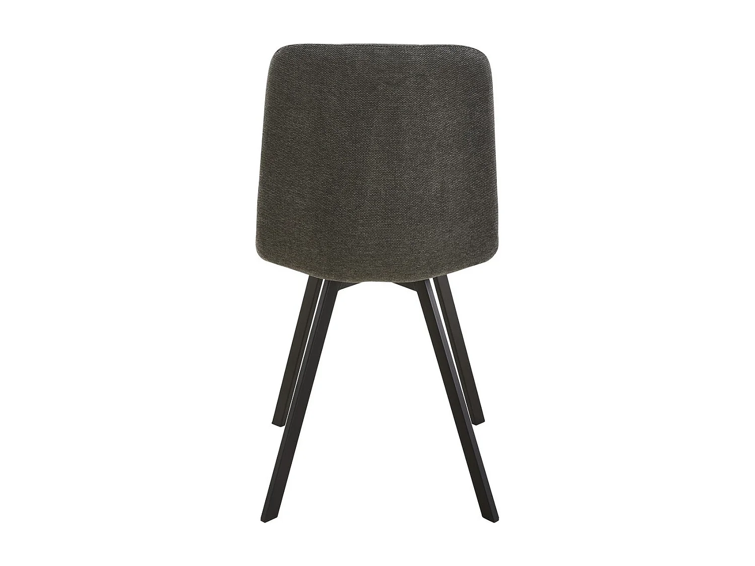 Lot de 4 chaises matelassées tissu chiné CHILLI