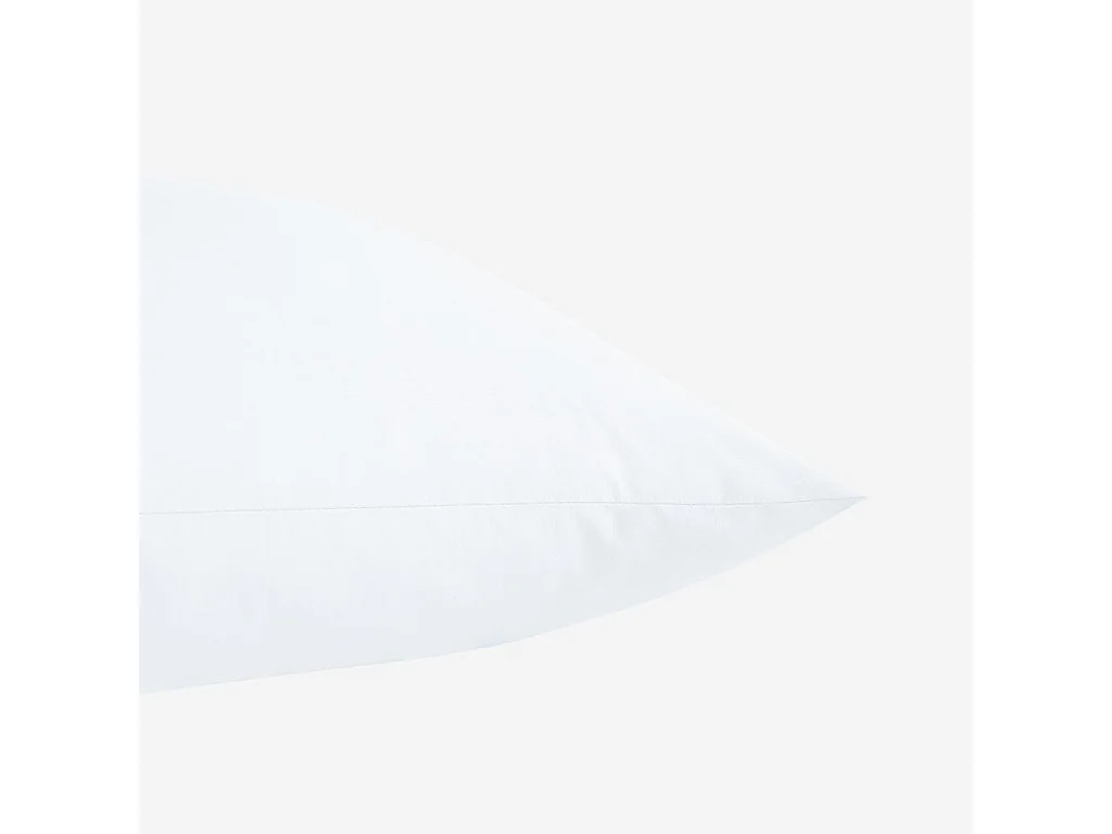 Habitat - Taie d'oreiller en percale de coton - 65 x 65 cm - Blanc - Amance