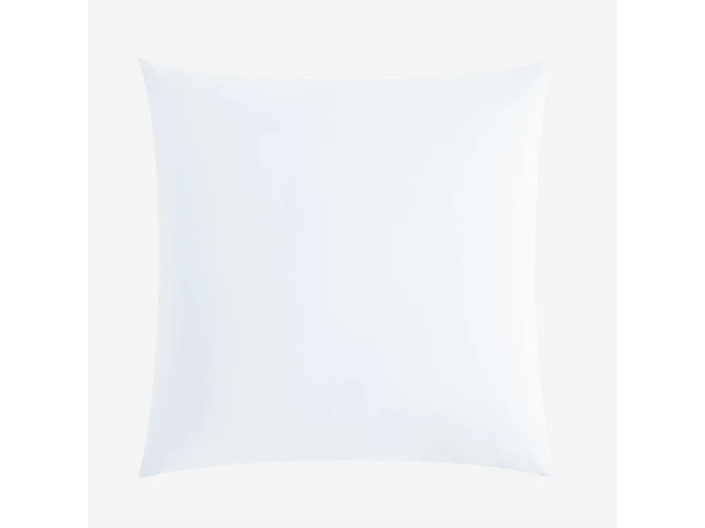 Habitat - Taie d'oreiller en percale de coton - 65 x 65 cm - Blanc - Amance