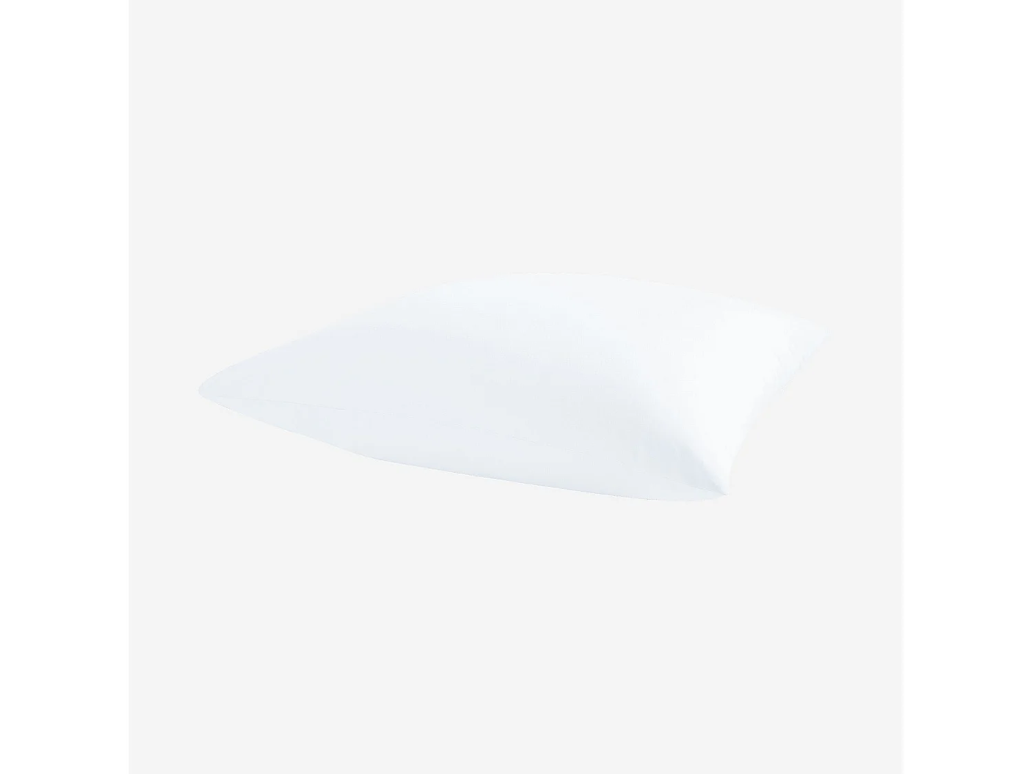 Habitat - Taie d'oreiller en percale de coton - 65 x 65 cm - Blanc - Amance