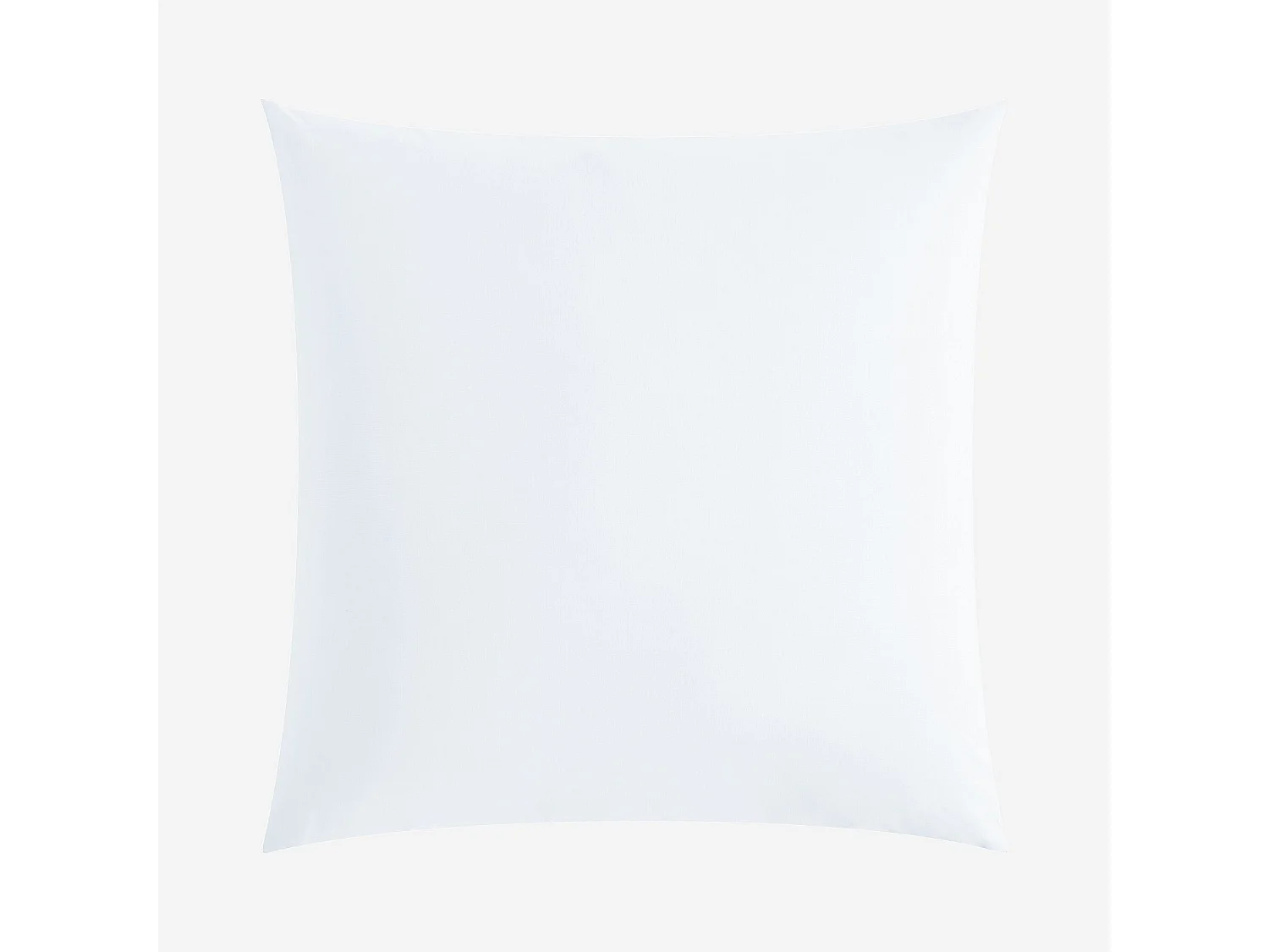 Habitat - Taie d'oreiller en percale de coton - 65 x 65 cm - Blanc - Amance
