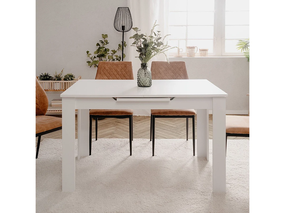 Table à manger extensible L125/165 cm - BIRMINGHAM
