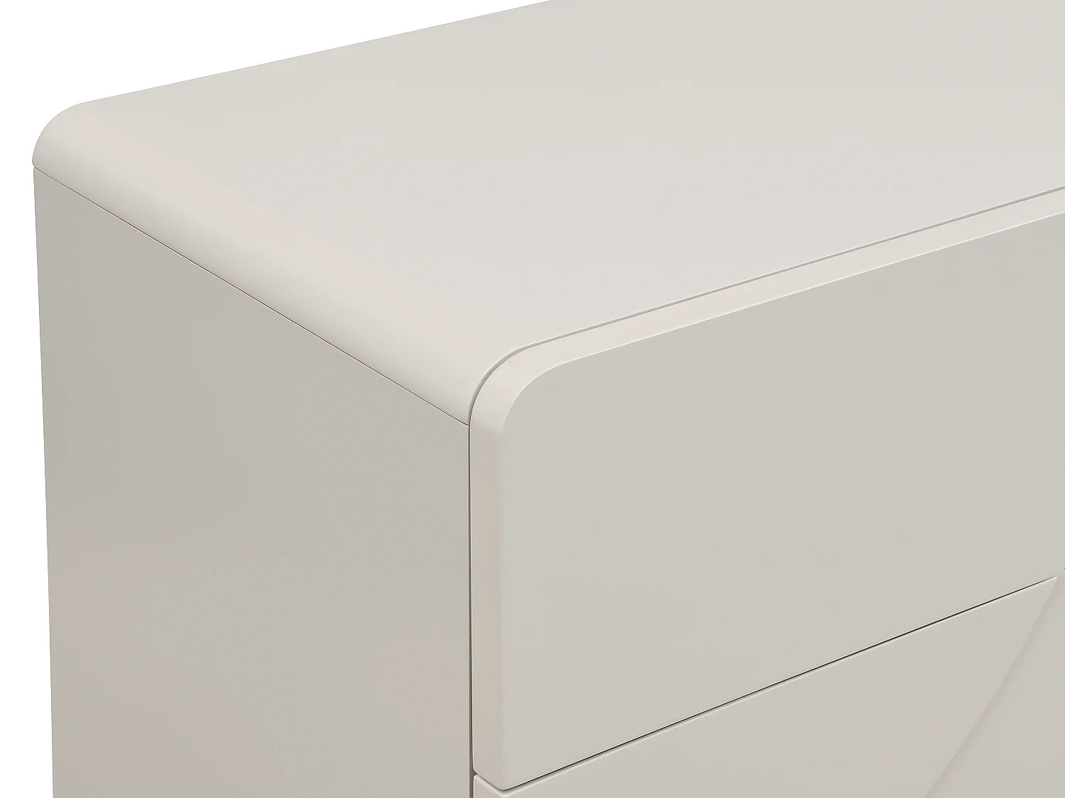 Commode 6 tiroirs - MDF - Beige - ZELINARO