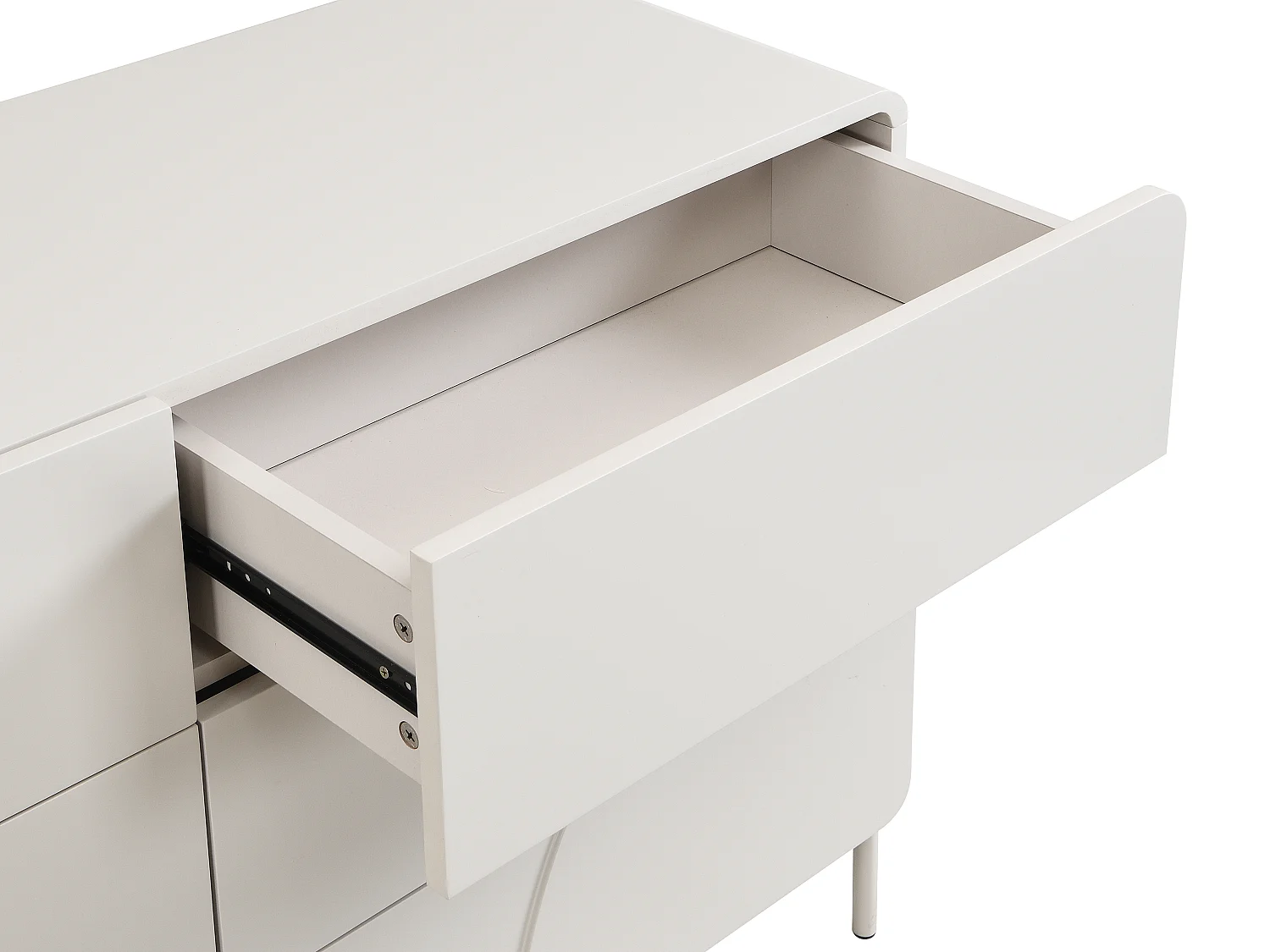 Commode 6 tiroirs - MDF - Beige - ZELINARO