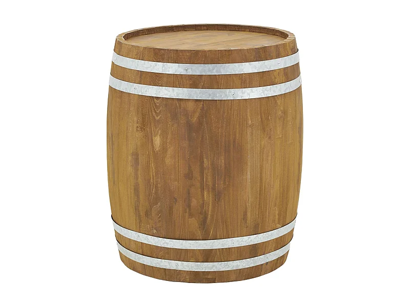 Tonneau en bois vieilli