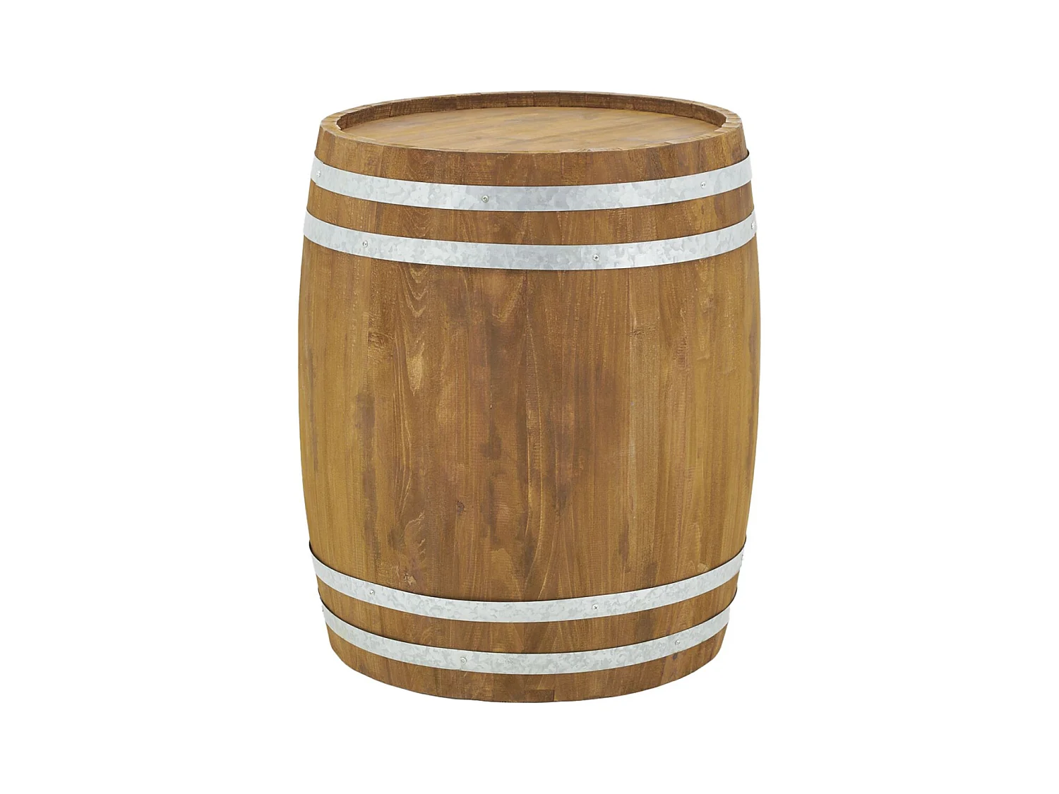 Tonneau en bois vieilli