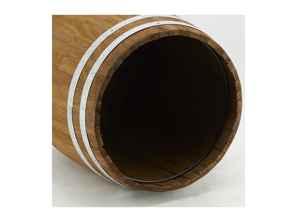 Tonneau en bois vieilli