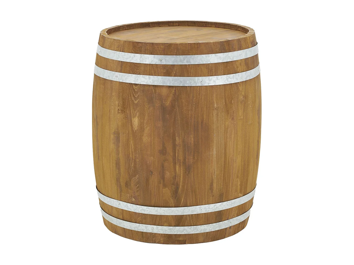 Tonneau en bois vieilli