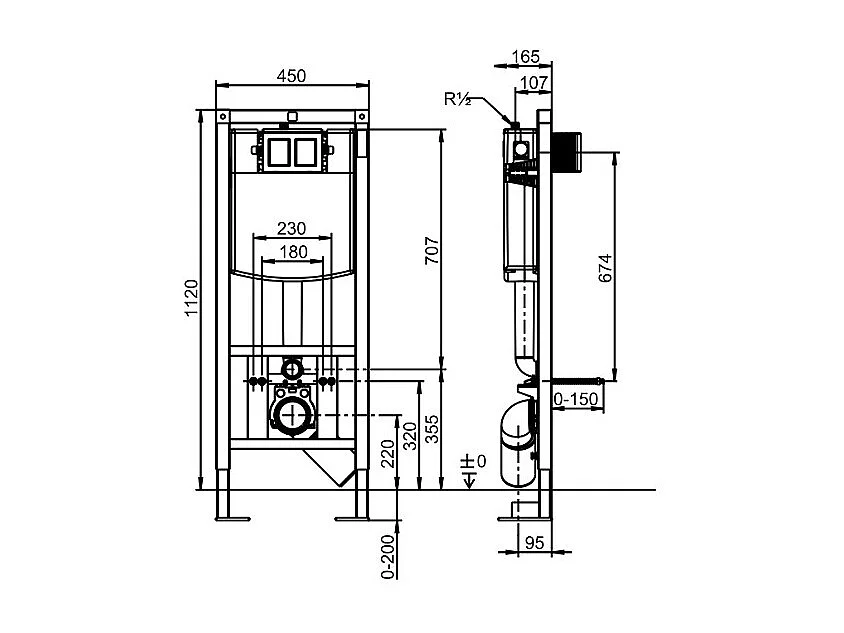 Pack WC suspendu sans bride VILLEROY ET BOCH Memento 2.0 + abattant + plaque chromée + bâti VILLEROY ET BOCH